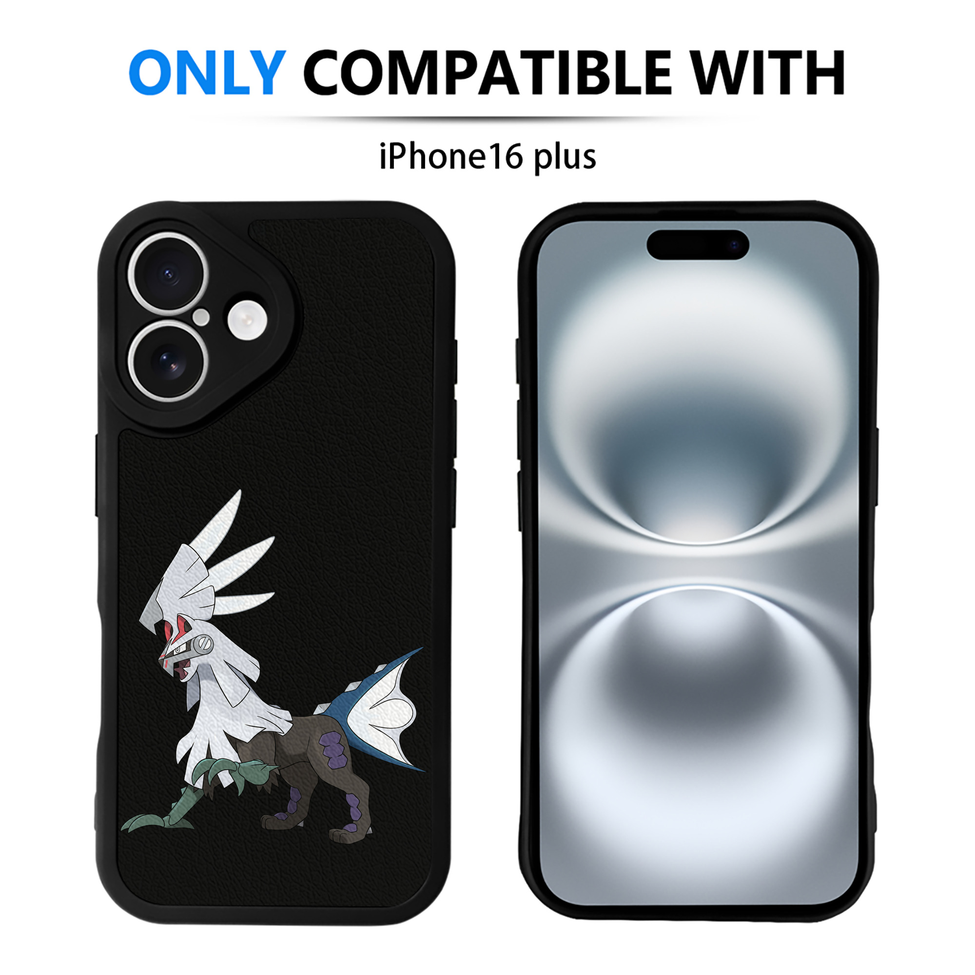 （画像用） ポケットモンスター Pokémon 【iPhone 16シリーズ対応】シリコンスマホケース（レザー調） 材質：シリコン